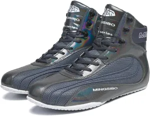 Boxing Shoes for Men and Youth, Anti-Slip Wrestling Shoes Men Youth Wrestling Shoes Training,Lightweight and Breathable Green Wrestling Boots