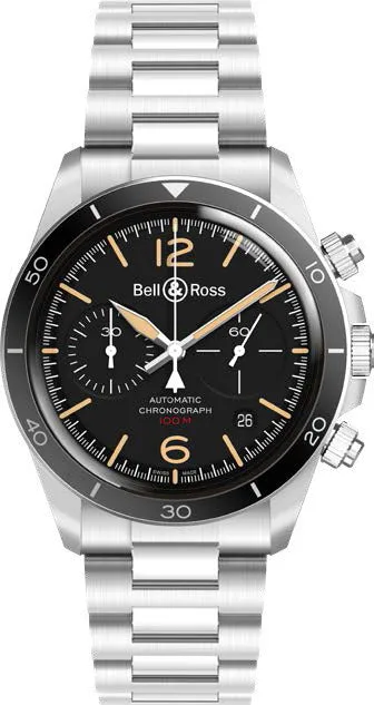 BR Watch Vintage BR V2-94 Steel Heritage Bracelet