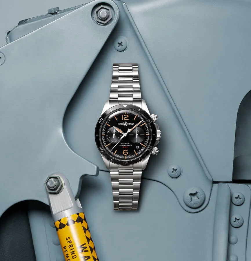 BR Watch Vintage BR V2-94 Steel Heritage Bracelet
