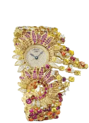 Breguet High Jewellery 18K Yellow Gold & Diamonds & Rubies & Sapphires Lady's Watch