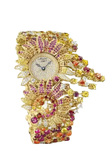 Breguet High Jewellery 18K Yellow Gold & Diamonds & Rubies & Sapphires Lady's Watch