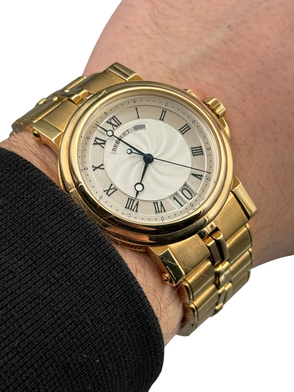 Breguet Marine Big Data Skeleton 18K Yellow Gold Men's Watch