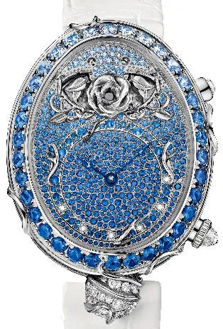 Breguet Reine de Naples Grande Complication 18K White Gold & Diamonds & Sapphires Lady's Watch