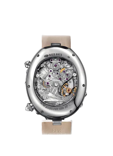 Breguet Reine de Naples Grande Complication 18K White Gold & Diamonds & Sapphires Lady's Watch