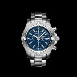 Breitling Avenger Chronograph Watch, 45mm Blue Dial, A13317101C1A1