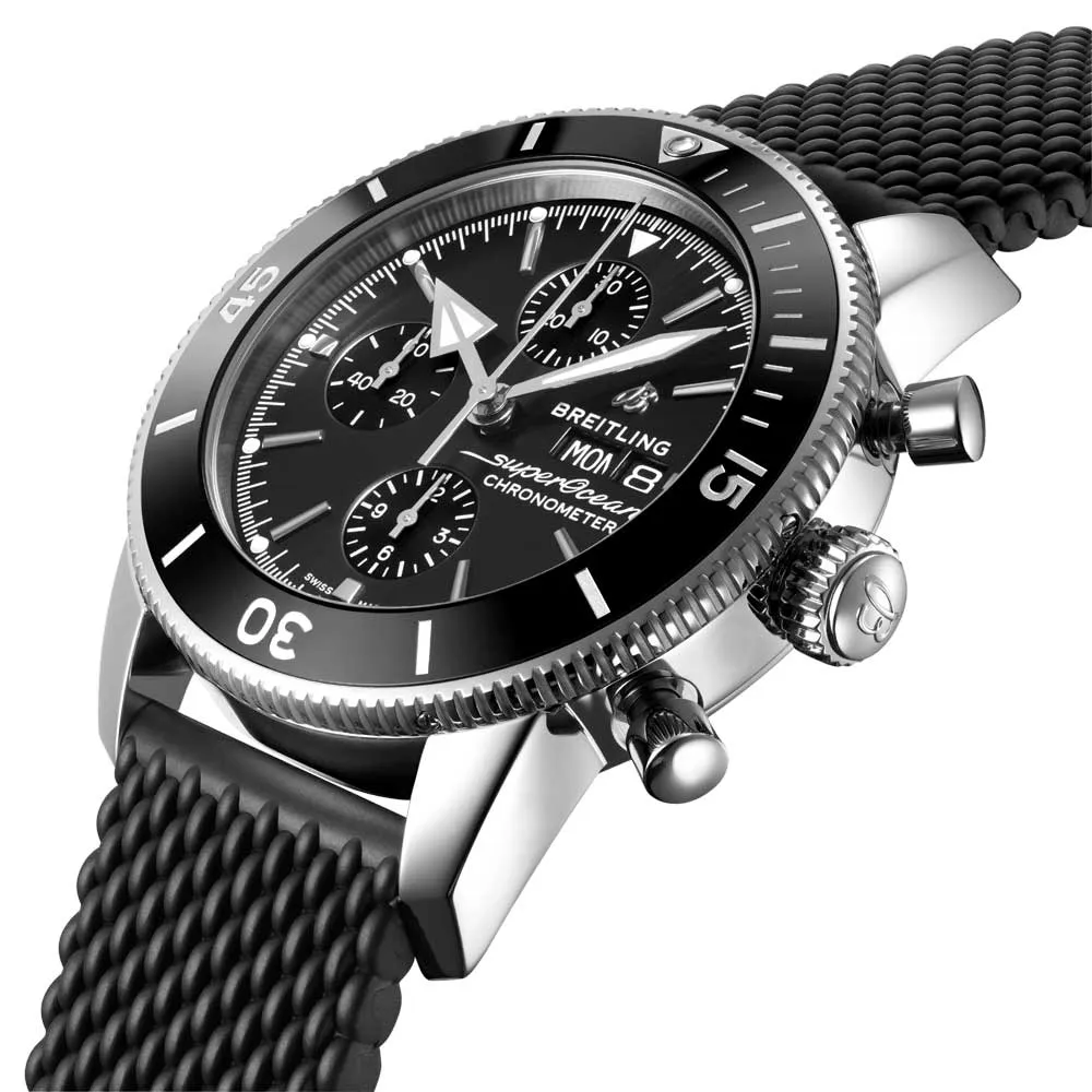 Breitling Superocean Heritage Chronograph 44mm Black Dial Automatic Gents Watch A13313121B1S1
