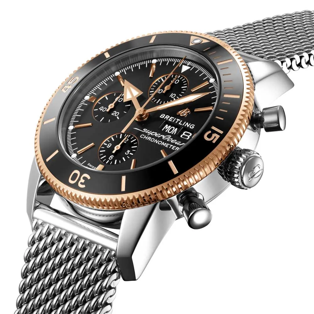Breitling Superocean Heritage Chronograph 44mm Steel & 18ct Rose Gold Automatic Gents Watch U13313121B1A1