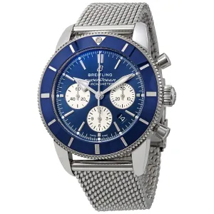 Breitling Superocean Heritage II Chronograph Automatic Chronometer Blue Dial Men's Watch AB0162161C1A1