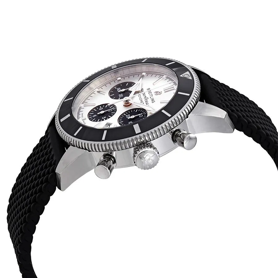 Breitling Superocean Heritage II Chronograph Automatic Chronometer Silver Dial Men's Watch AB0162121G1S1