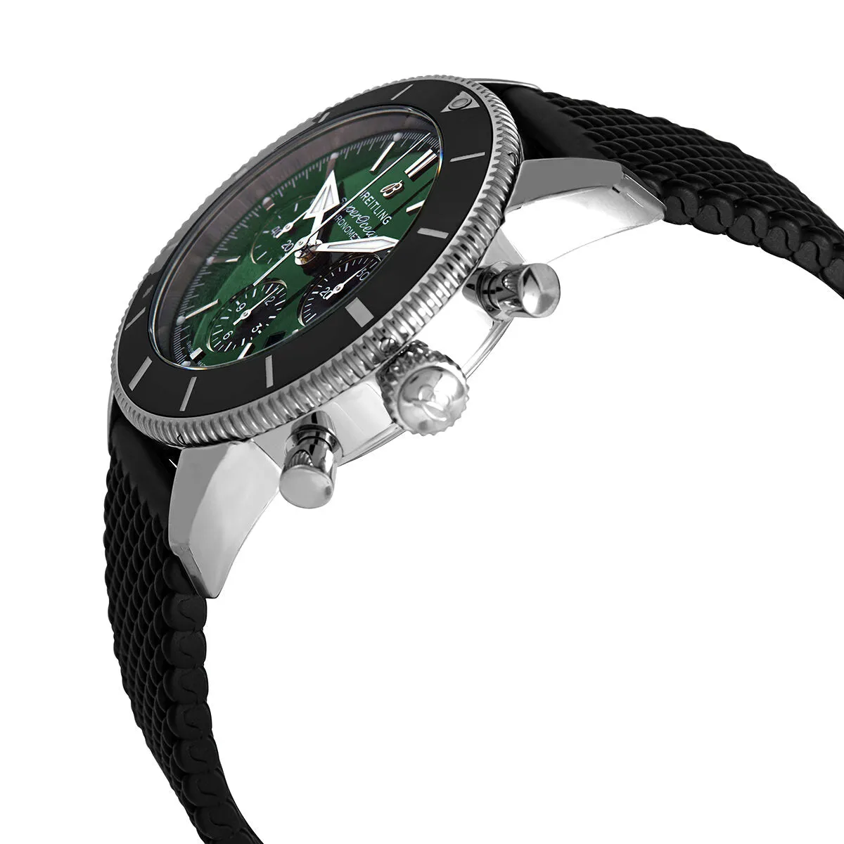 Breitling Superocean Heritage II Chronograph Automatic Green Dial Men's Limited Edition Watch AB01621A1L1S1
