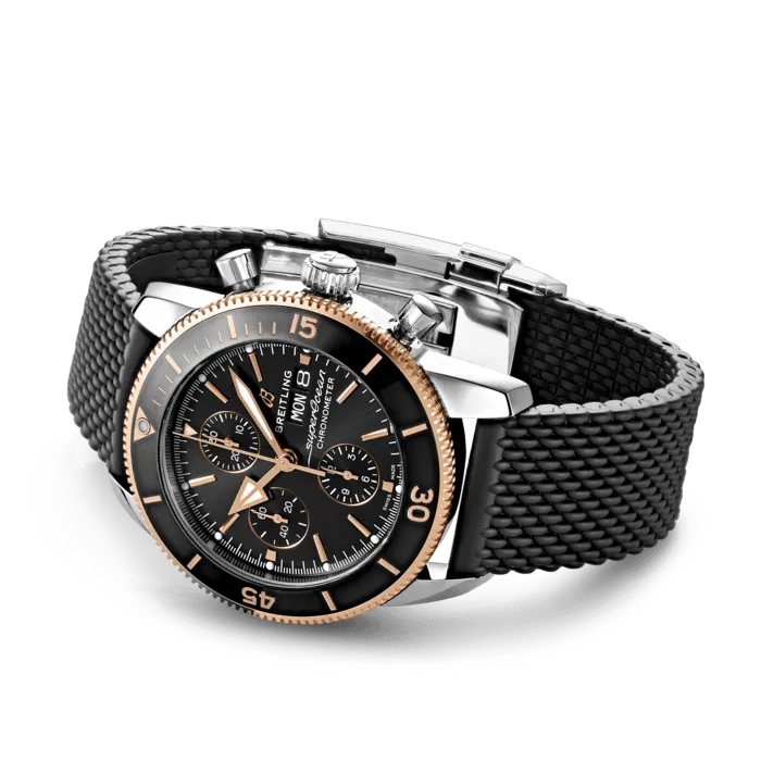 Breitling Superocean Heritage Chronograph 44 Stainless Steel & 18K Rose Gold Men's Watch