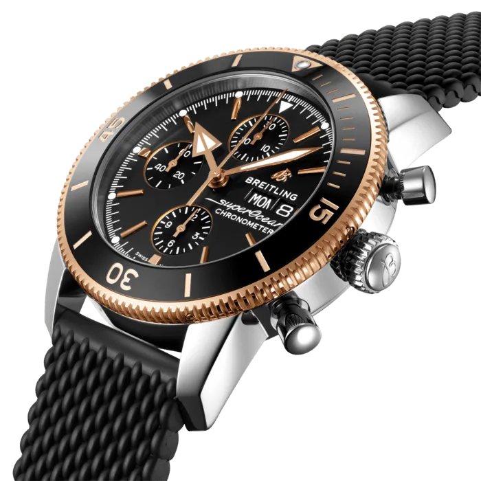 Breitling Superocean Heritage Chronograph 44 Stainless Steel & 18K Rose Gold Men's Watch