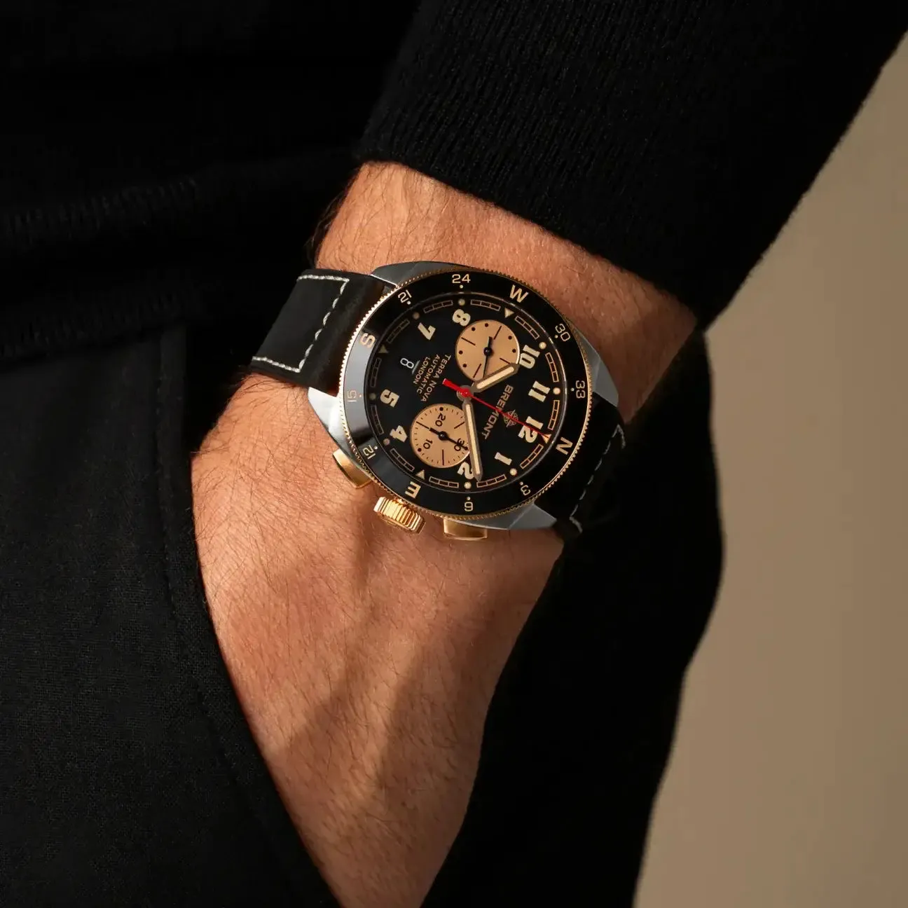 Bremont Terra Nova Jimmy Chin Chronograph, Bi-Colour TN42JC-CHR-BI-BK-L-S