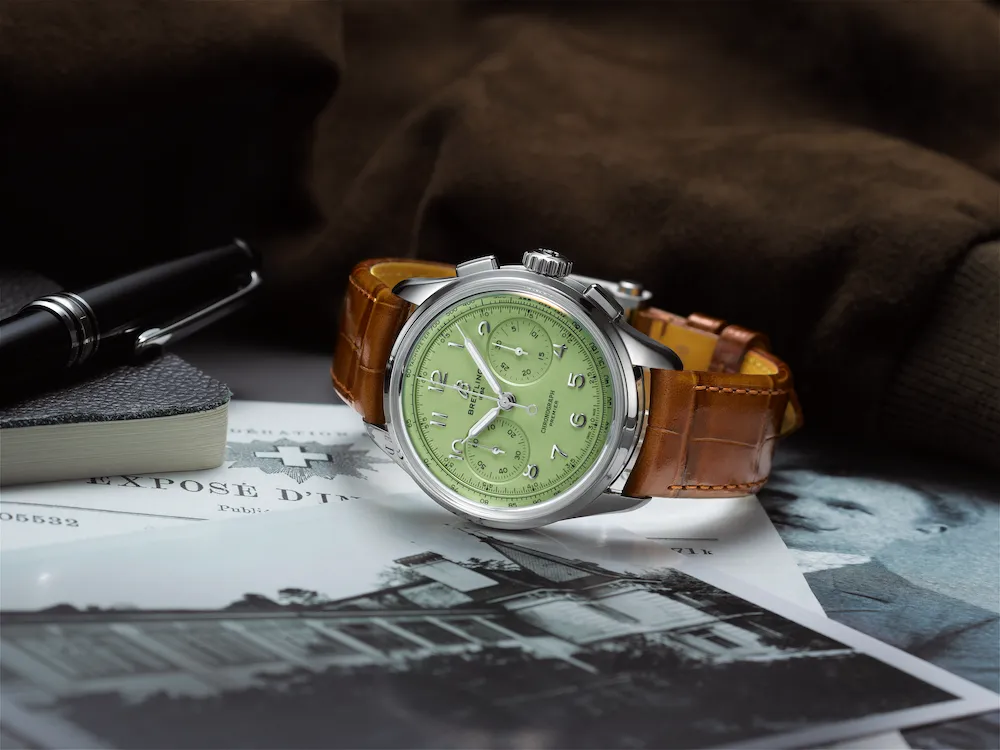 BRT Watch Premier Heritage B9 Chronograph 4h Pistachio Green