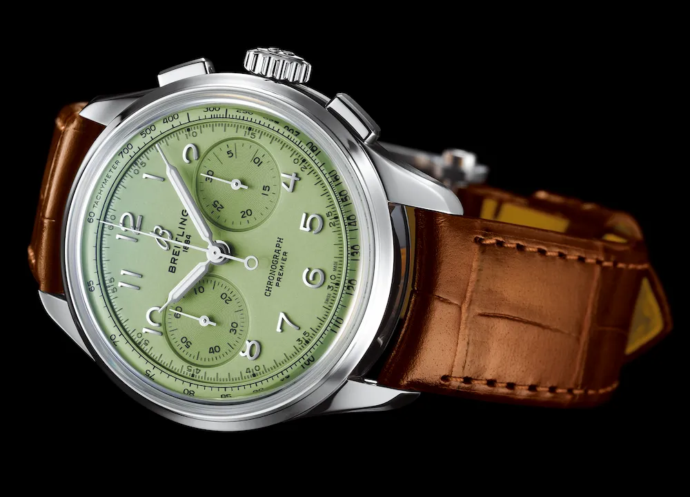 BRT Watch Premier Heritage B9 Chronograph 4h Pistachio Green