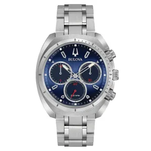 Bulova Curv Gents Chronograph Stainless Steel Men's Watch - 96A185