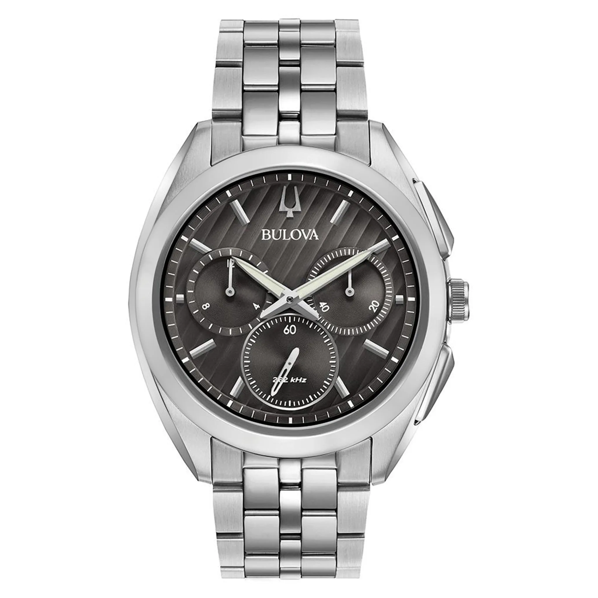 Bulova Curv Gents Chronograph Stainless Steel Men's Watch - 96A186
