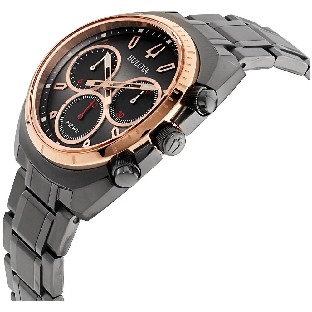 Bulova Curv Gents Chronograph Stainless Steel Men's Watch - 98A158