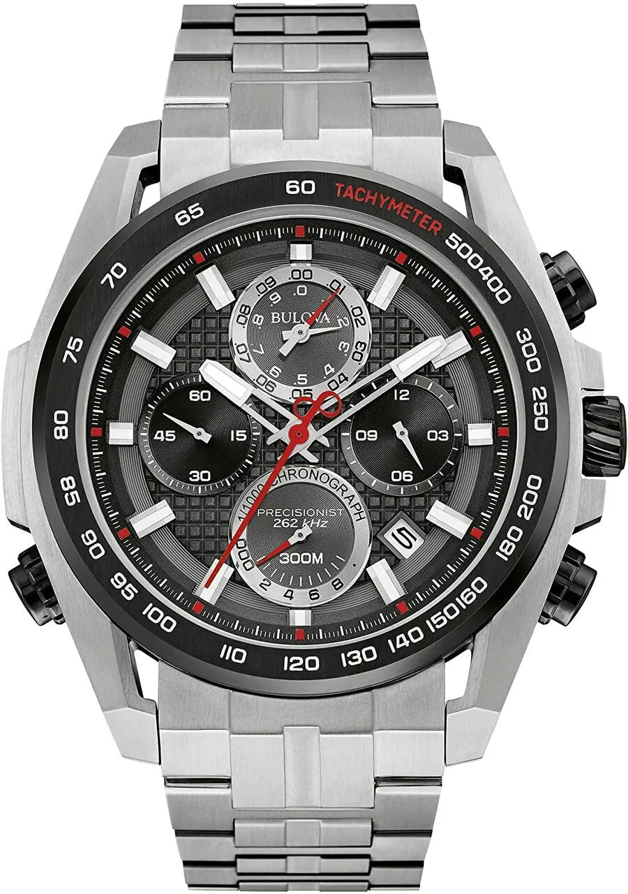 Bulova Precisionist Chronograph Mens Watch 98B270