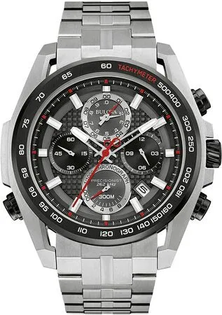 Bulova Precisionist Chronograph Mens Watch 98B270