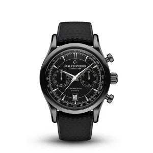 Carl F. Bucherer Manero Flybak Chronograph DLC Stainless Steel Men's Watch