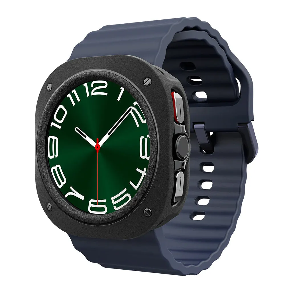Caseology Vault Rugged Protective Case for Samsung Galaxy Watch Ultra - Slim & Durable TPU Cover with Sandstone Texture