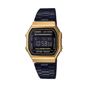 Casio A168WEGB-1B Vintage S/Steel Band