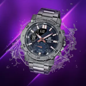 CASIO EDIFICE Analog-Digital Chronograph Men's Watch| ECB-20DC-1ADF