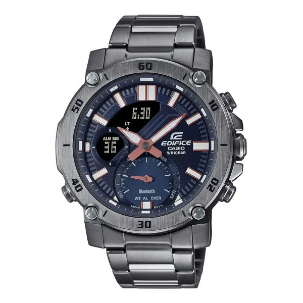 CASIO EDIFICE Analog-Digital Chronograph Men's Watch| ECB-20DC-1ADF