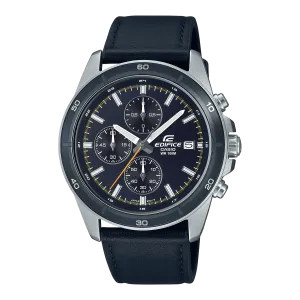 Casio Edifice Standard Chronograph Black Leather Watch EFR526L-2C