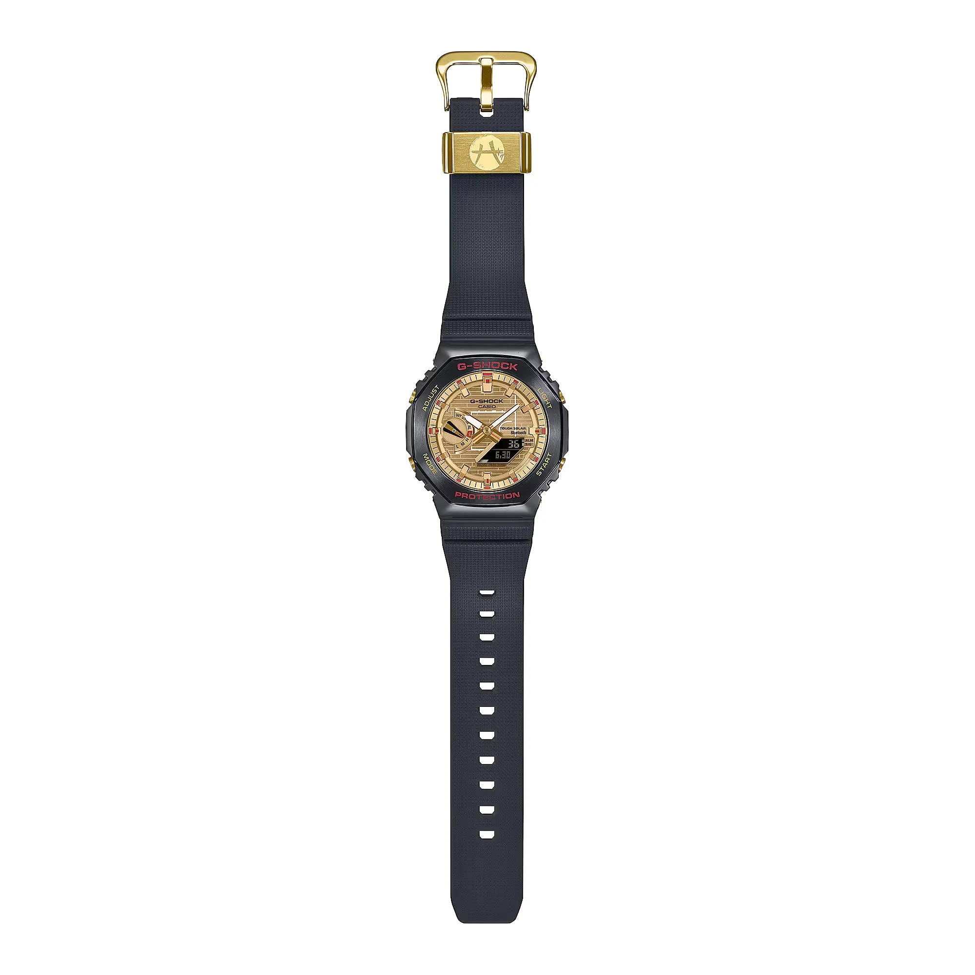 Casio G-Shock Rui Hachimura 2024 CasiOak Stainless Gold Watch GBM2100RH-1A