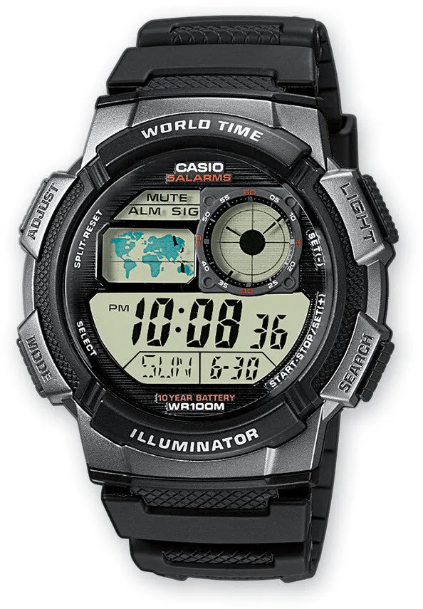 Casio Watch Alarm Chronograph D
