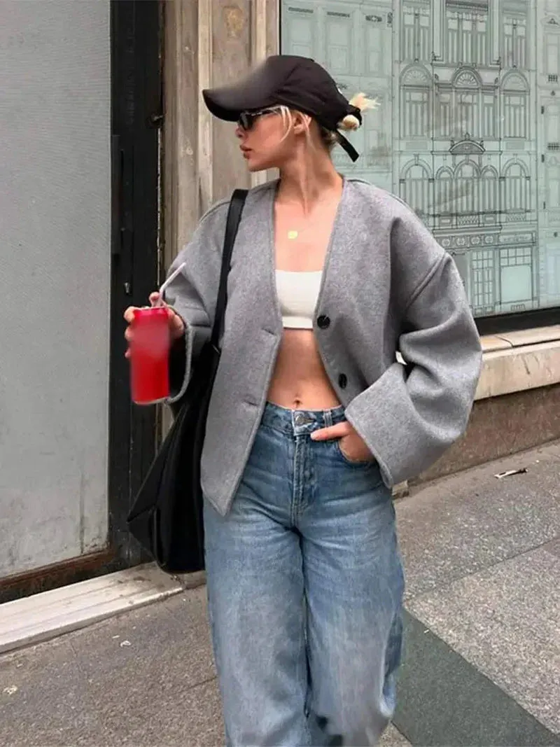 Chloe - Chic oversized blazer for minimalist style and comfort