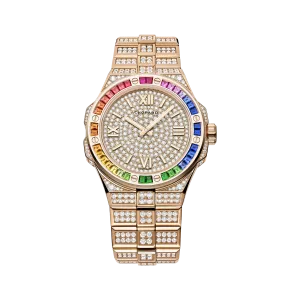 Chopard Alpine Eagle 18K Rose Gold & Sapphire & Diamonds Unisex Watch