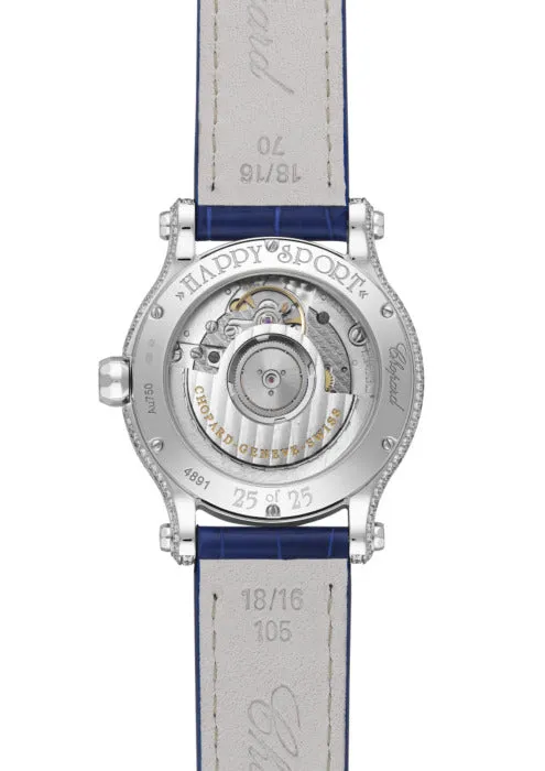 Chopard Happy Sport Joaillerie 18K White Gold & Diamonds Lady's Watch