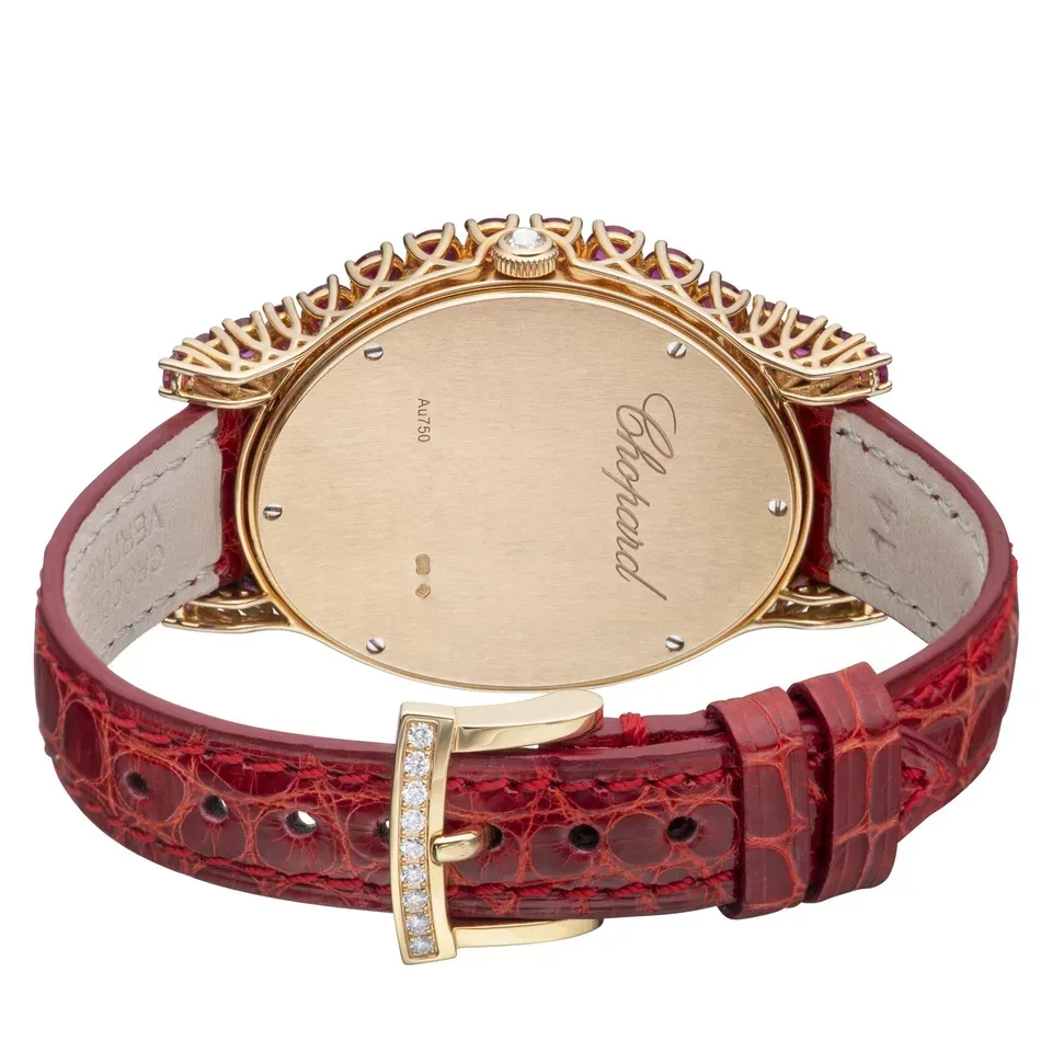 Chopard L'Heure du Diamant 18K Rose Gold &amp; Diamonds &amp; Rubies Lady's Watch