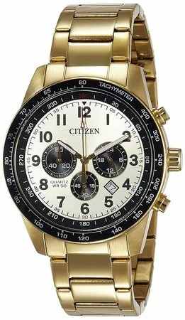 Citizen Analog Gold Dial An8162-57P Mens Watch