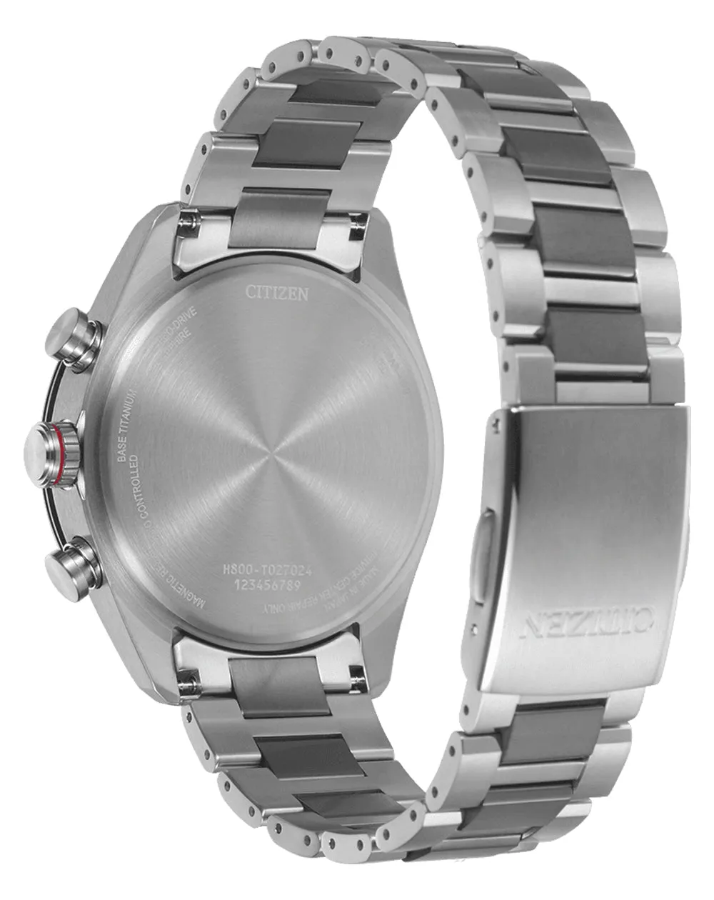 Citizen Attesa Radio Controlled Eco-Drive Titanium Watch AT8186-51L