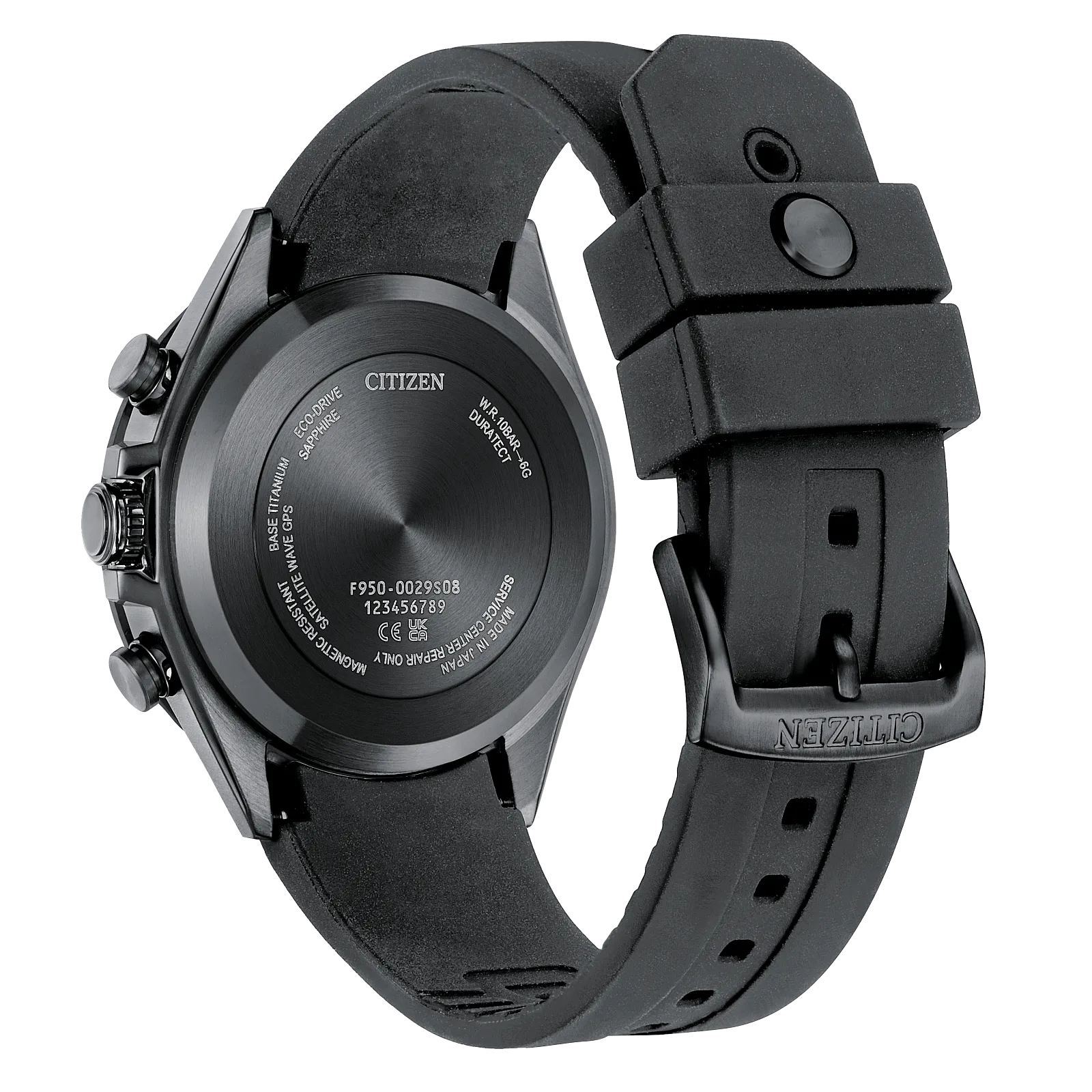 Citizen Attesa Satellite Eco-Drive Polyurethane Band Watch CC4055-14H