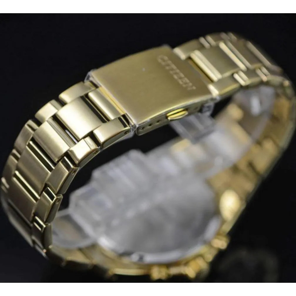 Citizen Gents Gold Stainless Steel Multi Function Quartz Men's Watch - AN8172-53P