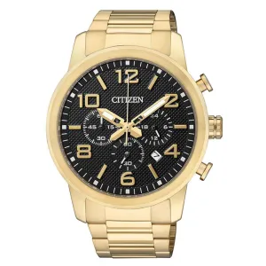 Citizen Gold Steel Men's Chrono Watch - AN8052-55E
