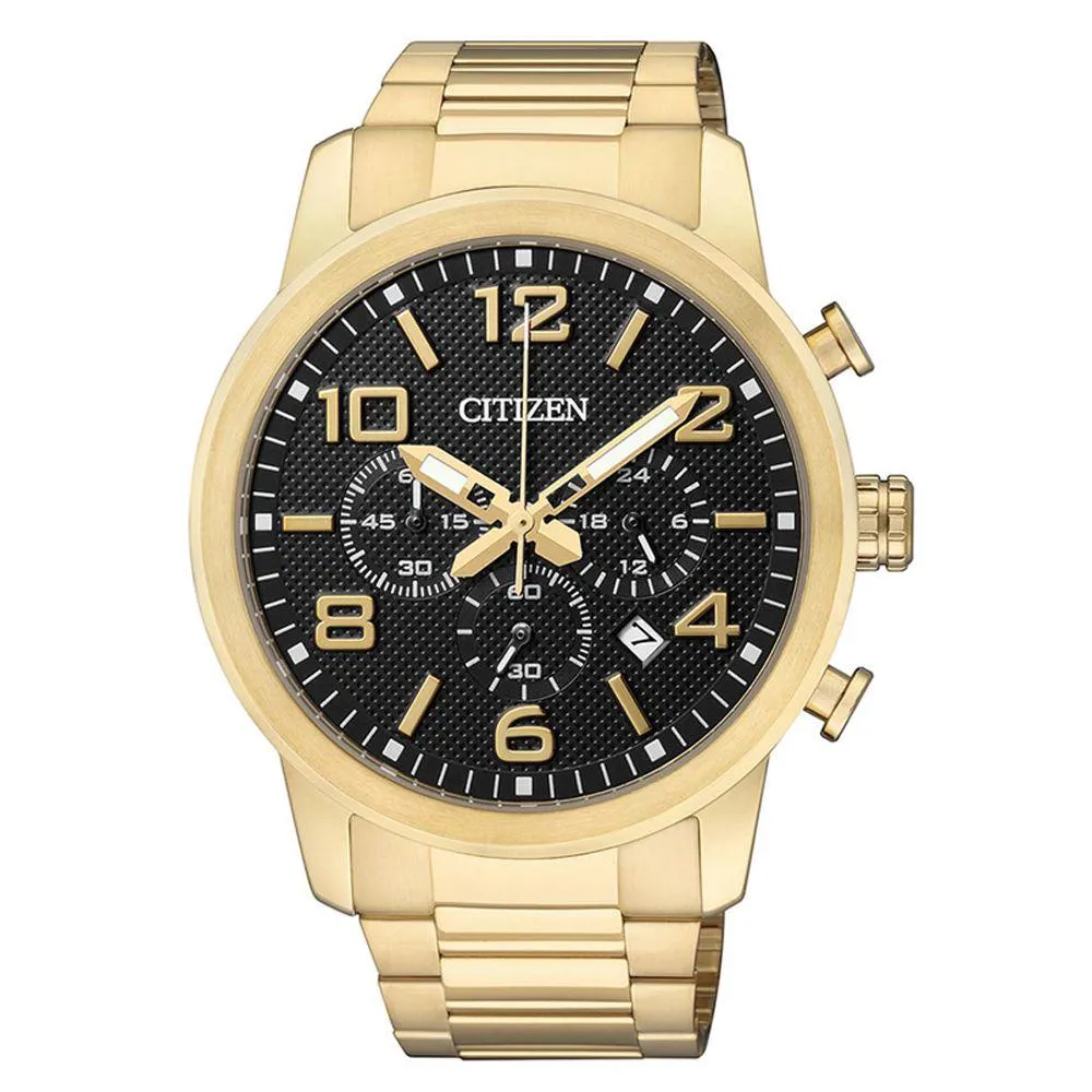 Citizen Gold Steel Men's Chrono Watch - AN8052-55E