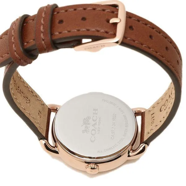 Coach Delancey Ladies Leather Watch - 14502751