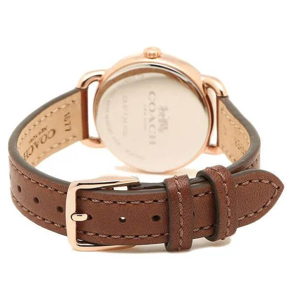Coach Delancey Ladies Leather Watch - 14502751