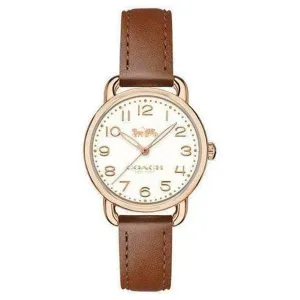 Coach Delancey Ladies Leather Watch - 14502751