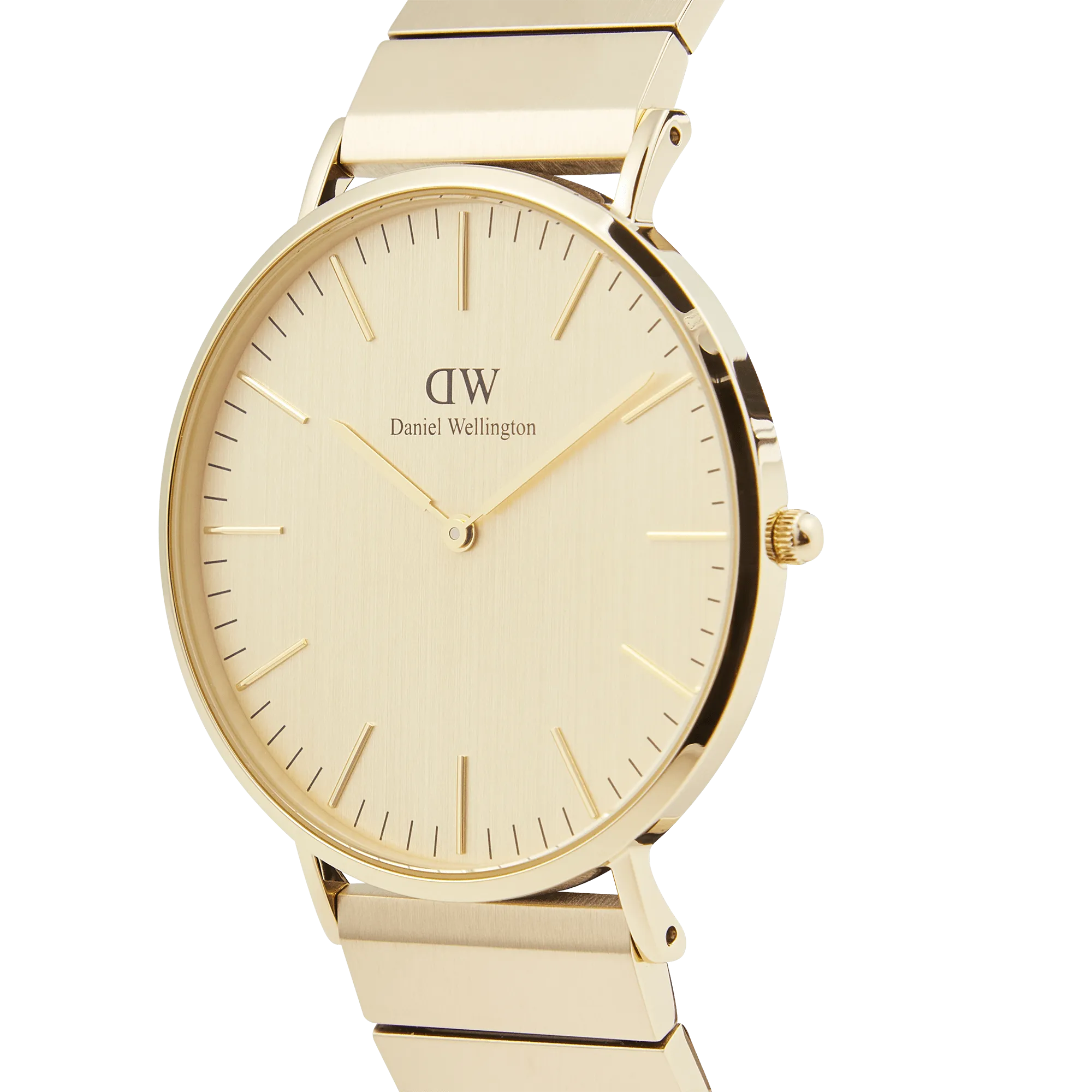Daniel Wellington Classic Piano Link Gold Unitone Watch