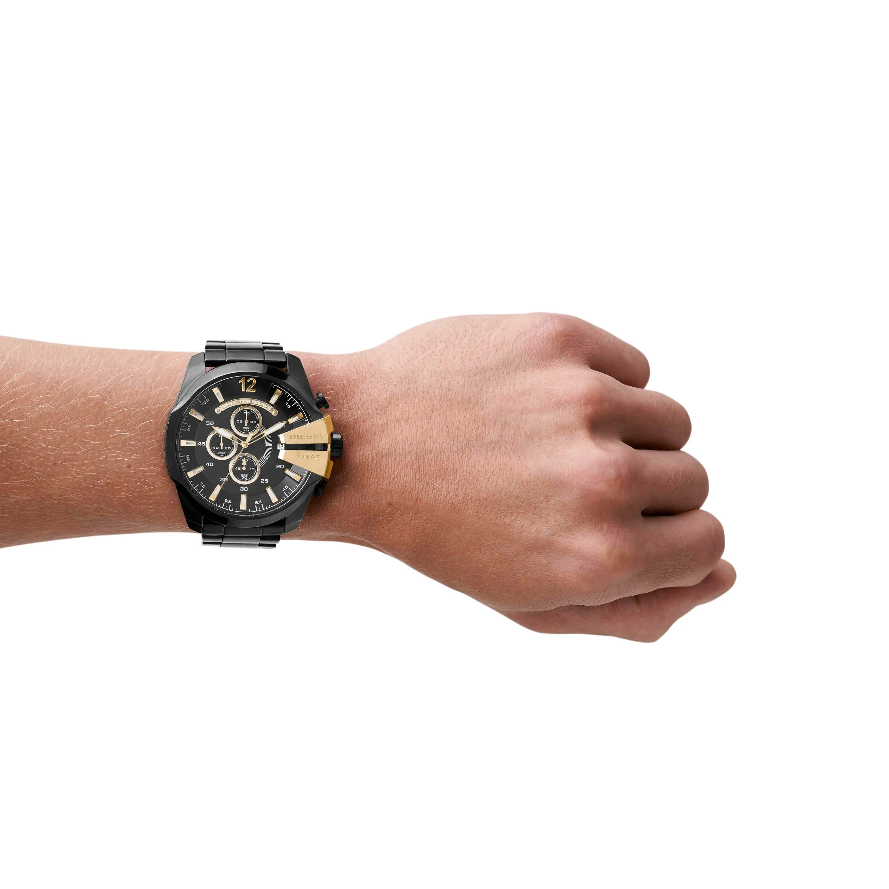 Diesel Mega Chief Black Chronograph Watch DZ4338