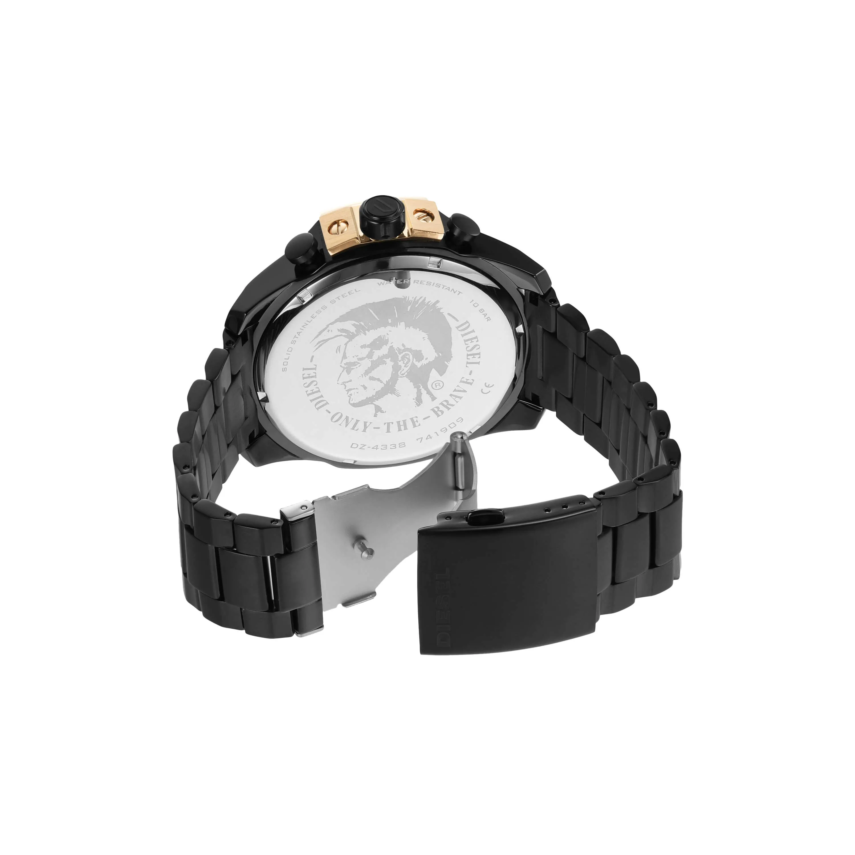 Diesel Mega Chief Black Chronograph Watch DZ4338