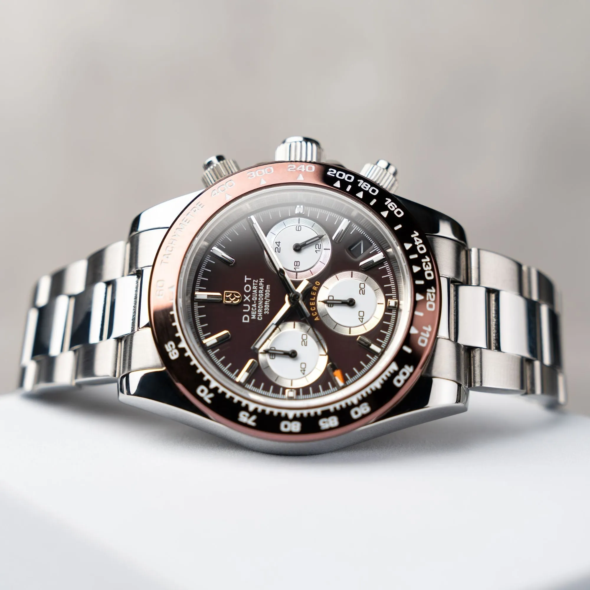 Duxot Accelero Chronograph Cacao Brown Watch  DX-2065-99
