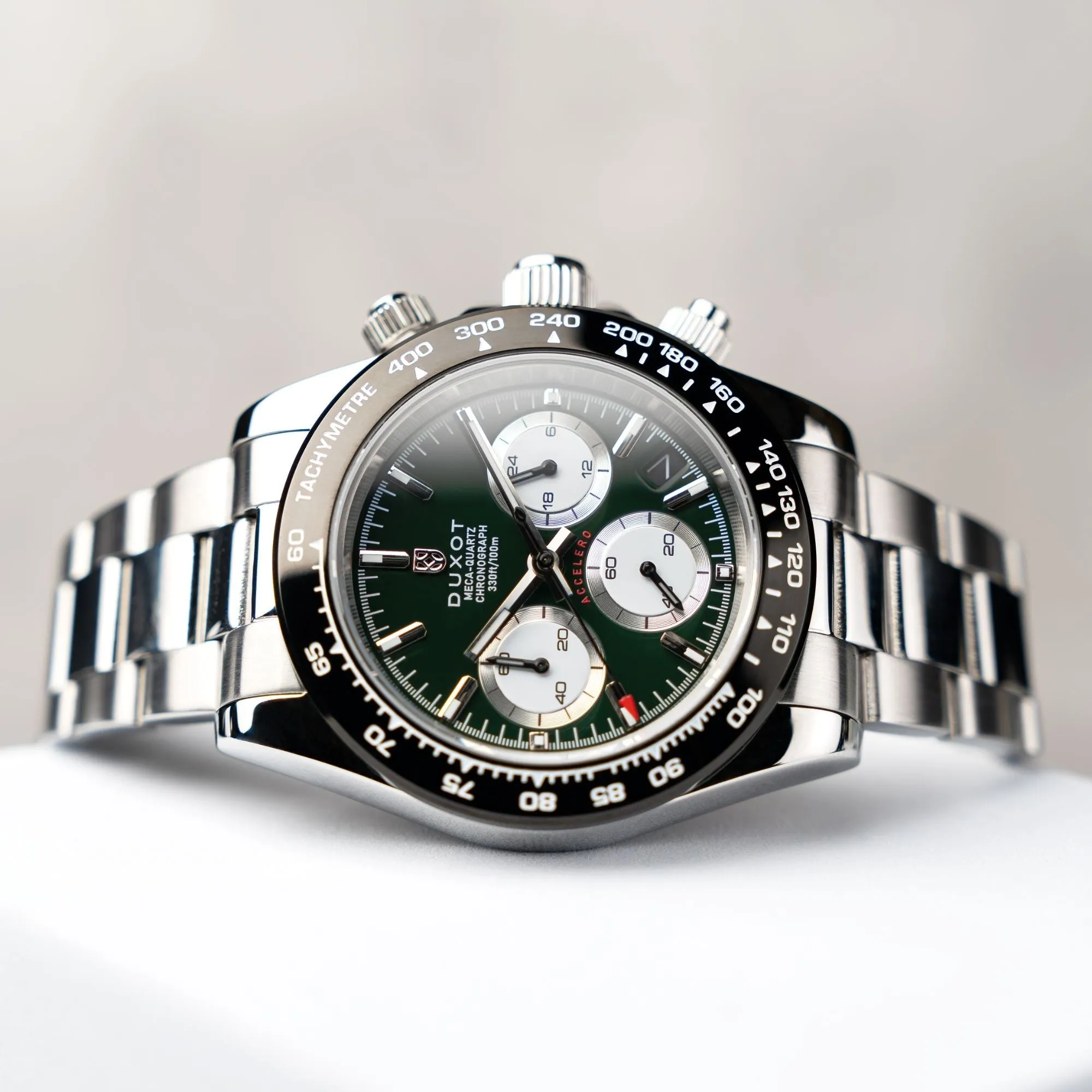 Duxot Accelero Chronograph Jade Green Watch  DX-2065-55